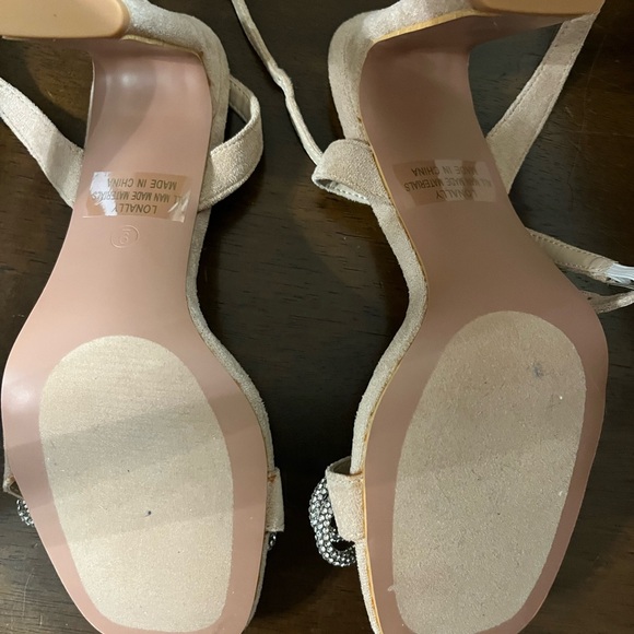 Lulu’s Beige Ankle Strap Heels - Picture 6 of 7